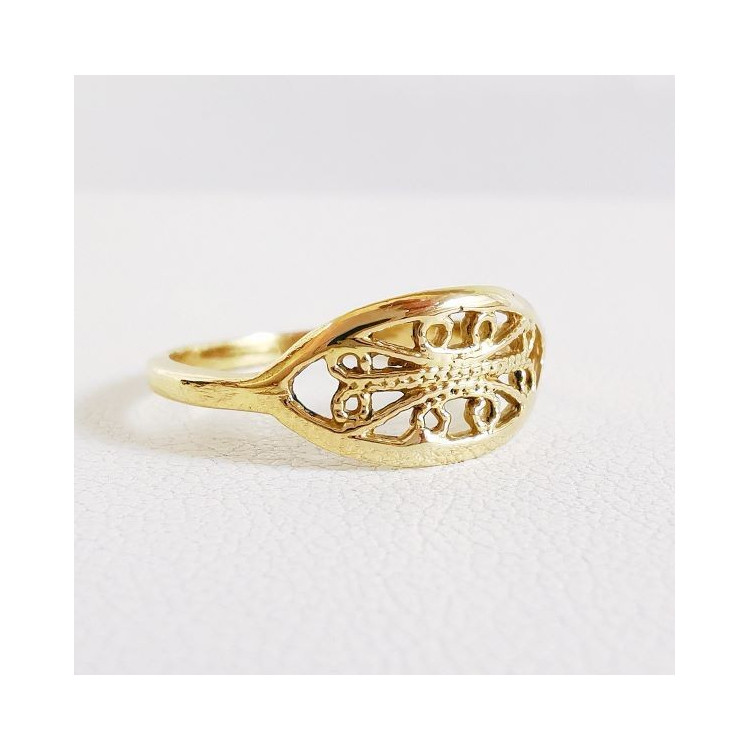Bague Filigrane Or Jaune 750 - 18 carats