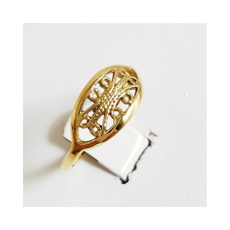 Bague Filigrane Or Jaune 750 - 18 carats