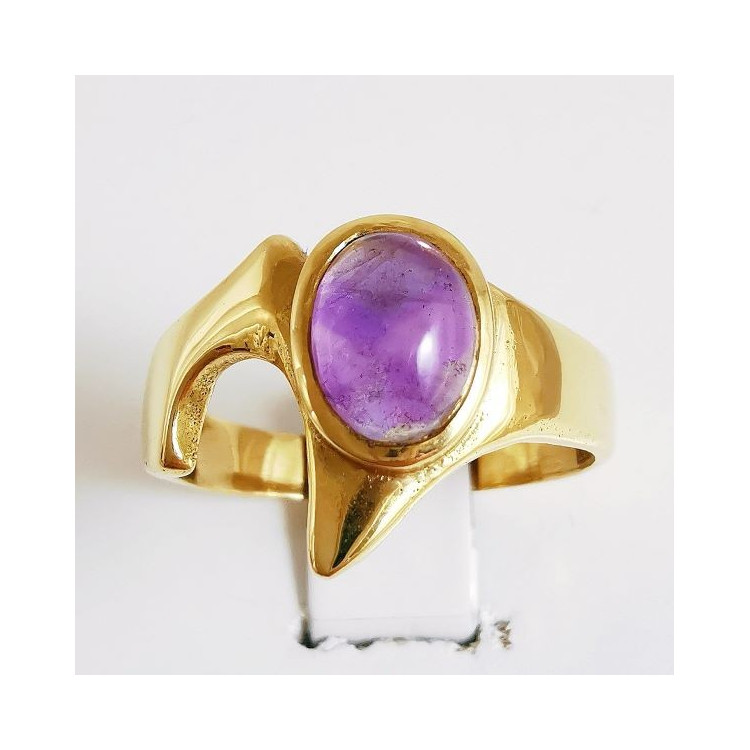 Bague Améthyste Or Jaune 750 - 18 carats