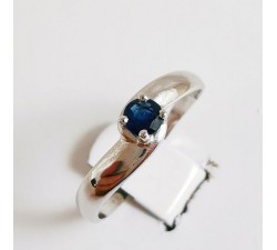 Bague Saphir Or Blanc 750 - 18 carats