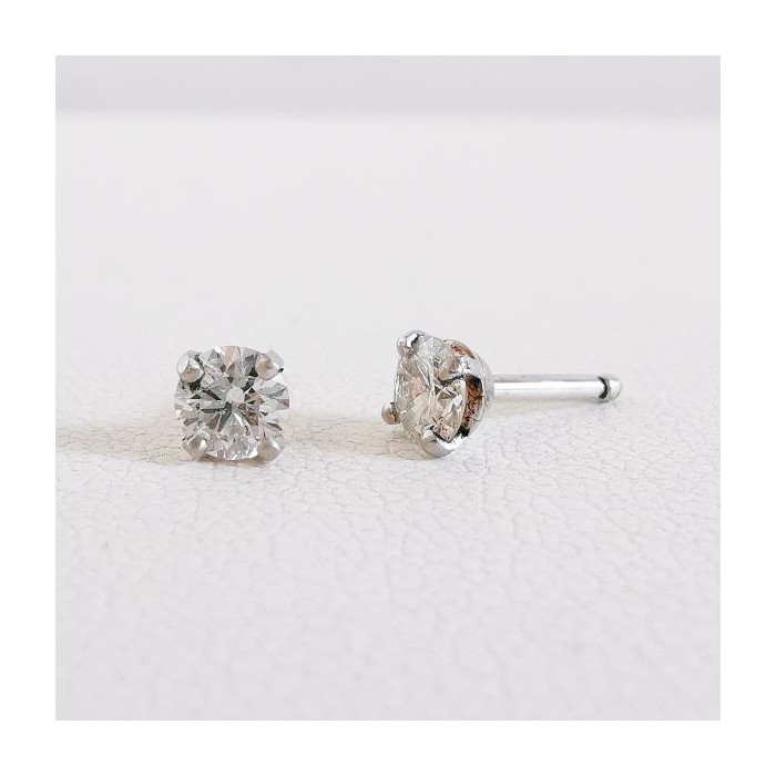 Boucles d'Oreilles "Iconic" Diamants 2 x 0.21ct Or Blanc 750 - 18 carats