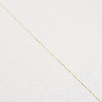 Chaîne 40 cm Or Jaune 750 - 18 carats Maille Forçat 0.90 grammes