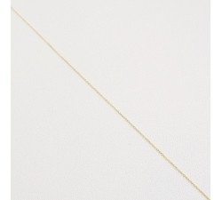 Chaîne 40 cm Or Jaune 750 - 18 carats Maille Forçat 0.90 grammes