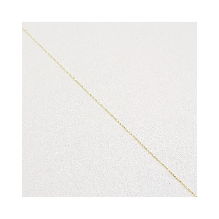 Chaîne 40 cm Or Jaune 750 - 18 carats Maille Forçat 0.90 grammes