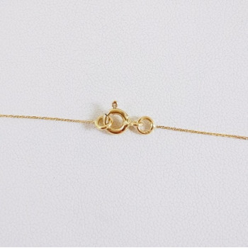 Chaîne 40 cm Or Jaune 750 - 18 carats Maille Forçat 0.90 grammes