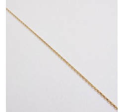 Chaîne 45 cm Or Jaune 750 - 18 carats Maille Forçat 3.10 grammes