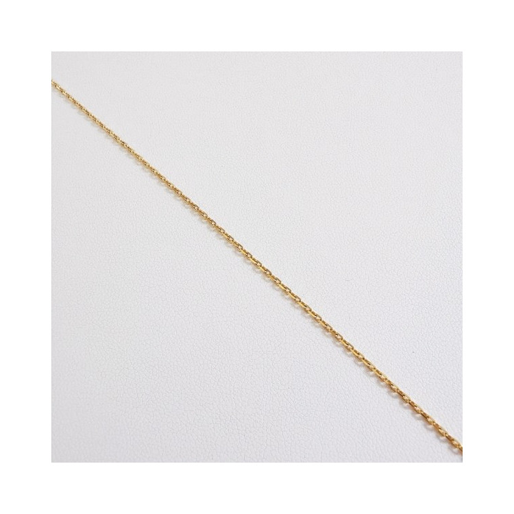 Chaîne 45 cm Or Jaune 750 - 18 carats Maille Forçat 3.50 grammes