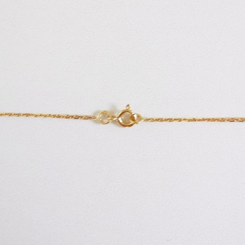 Chaîne 45 cm Or Jaune 750 - 18 carats Maille Forçat 3.50 grammes