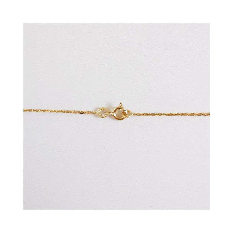 Chaîne 45 cm Or Jaune 750 - 18 carats Maille Forçat 3.50 grammes