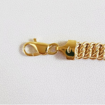 Bracelet Maille Américaine Or Jaune 750 - 18 carats