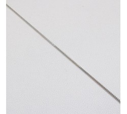 Chaîne 45 cm Or Blanc 750 - 18 carats Maille Vénitienne 1.85 grammes