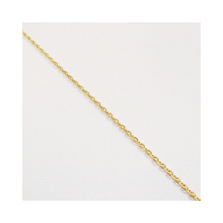 Chaîne 45 cm Or Jaune 750 - 18 Carats Maille Forçat 4.20 Grammes