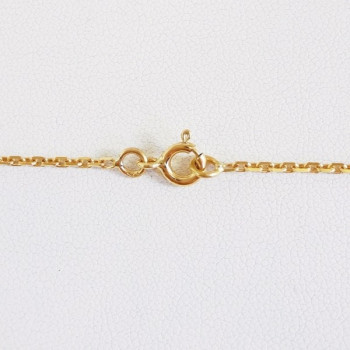 Chaîne 45 cm Or Jaune 750 - 18 Carats Maille Forçat 4.20 Grammes