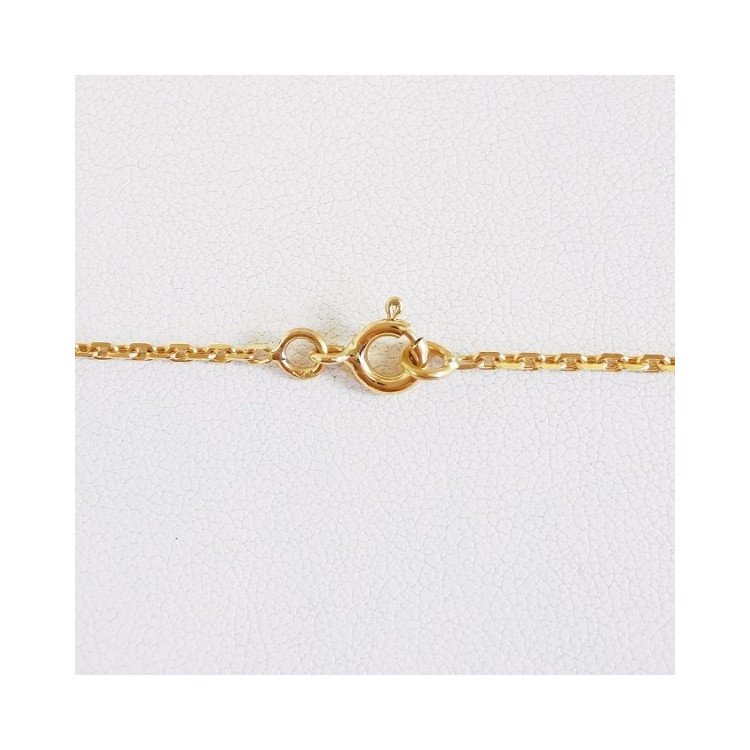 Chaîne 45 cm Or Jaune 750 - 18 Carats Maille Forçat 4.20 Grammes