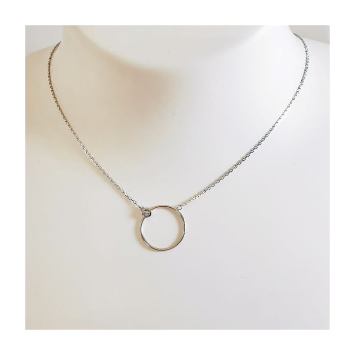 collier cercle diamant