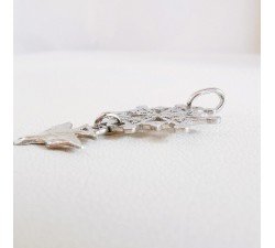 Croix Huguenote Or Blanc 750 - 18 carats