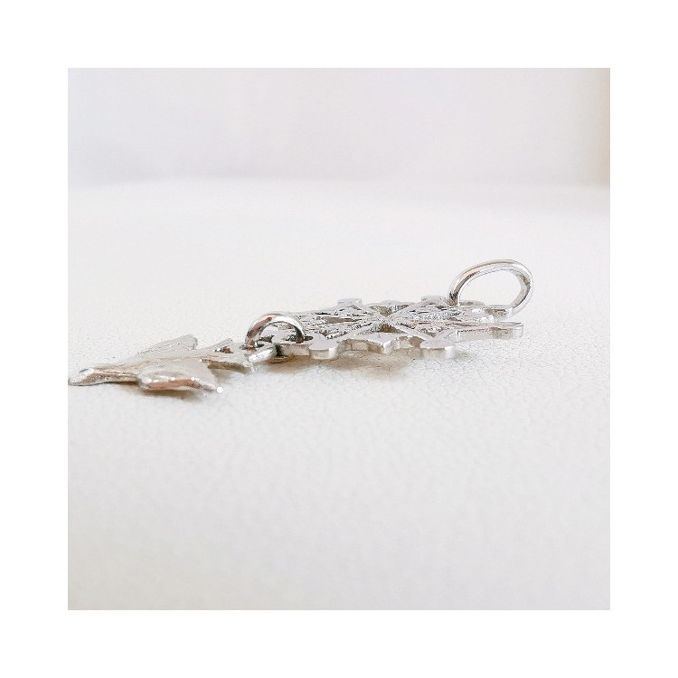 Croix Huguenote Or Blanc 750 - 18 carats