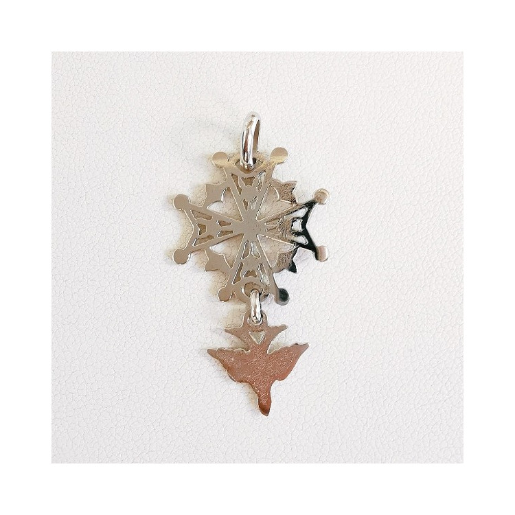 Croix Huguenote Or Blanc 750 - 18 carats