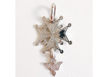 Croix Huguenote Or Blanc 18 carats