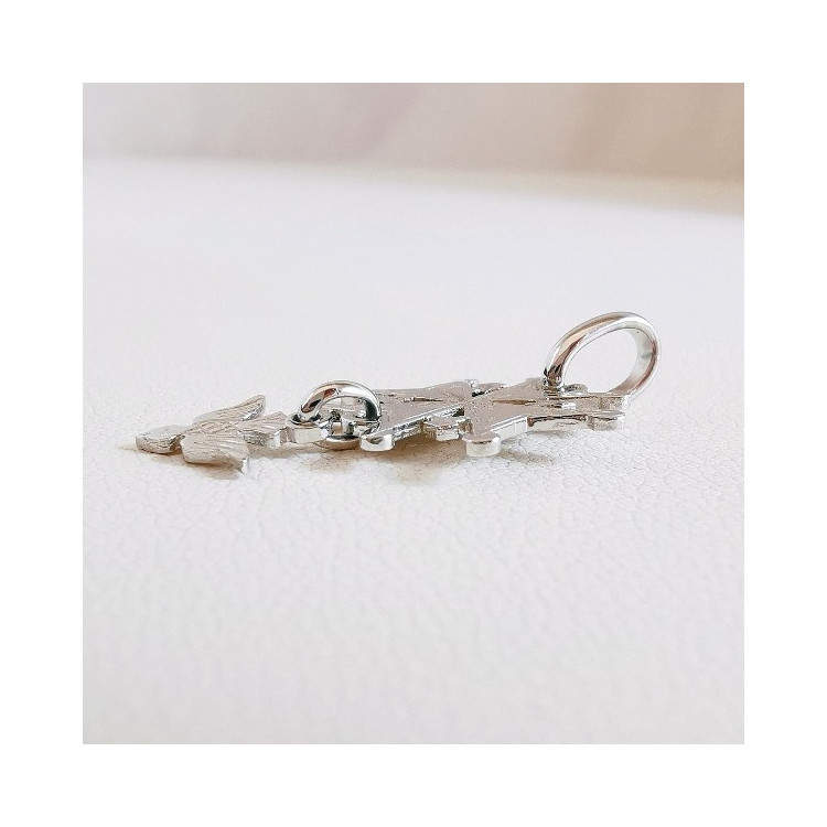 Croix Huguenote Or Blanc 750 - 18 carats