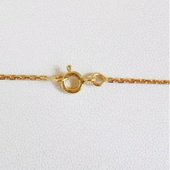 Chaîne 50 cm Or Jaune 750 - 18 carats Maille Forçat 3.85 grammes