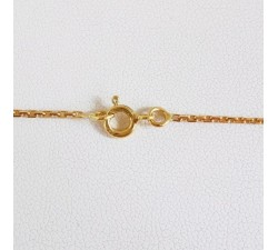 Chaîne 50 cm Or Jaune 750 - 18 carats Maille Forçat 3.40 grammes