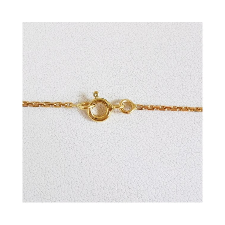 Chaîne 50 cm Or Jaune 750 - 18 carats Maille Forçat 3.85 grammes