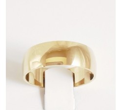 Alliance Demi Bombée Or Jaune 750 - 18 carats