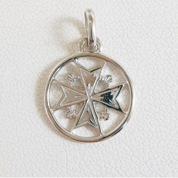Croix Huguenote Bébé Argent