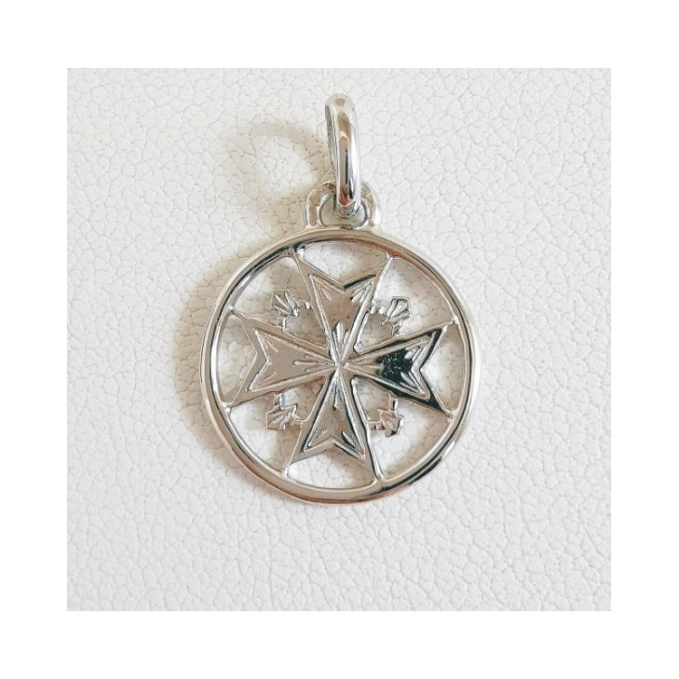 Croix Huguenote Bébé Argent