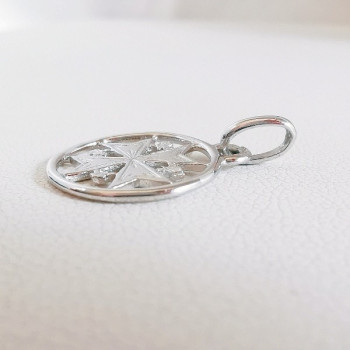 Croix Huguenote Bébé Argent