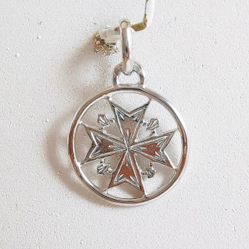 Croix Huguenote Bébé Argent