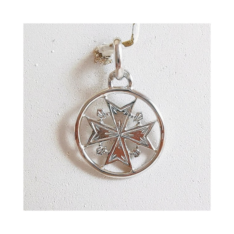 Croix Huguenote Bébé Argent