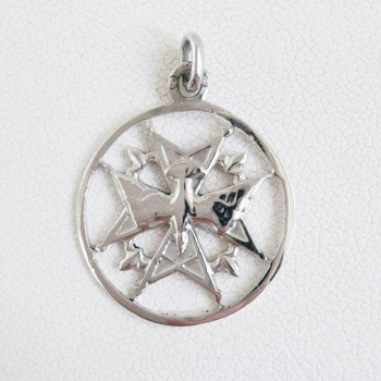Croix Huguenote Bébé Argent