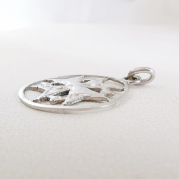 Croix Huguenote Bébé Argent