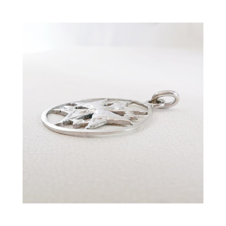 Croix Huguenote Bébé Argent