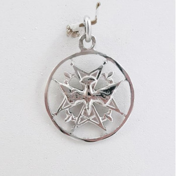 Croix Huguenote Bébé Argent