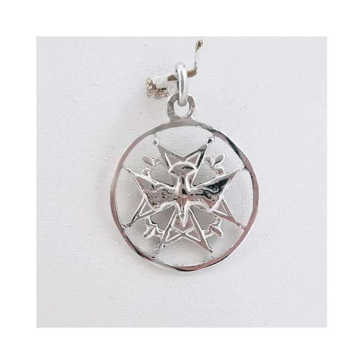 Croix Huguenote Bébé Argent