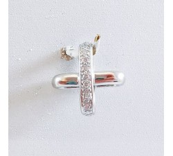 Pendentif Diamants Or Blanc 750 - 18 carats (Bijou Occasion)