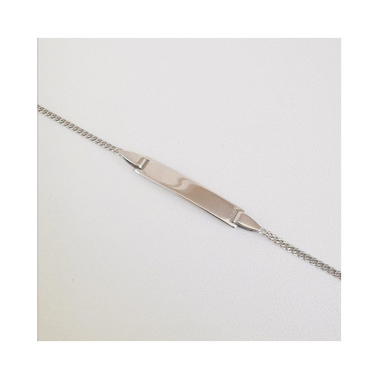Gourmette bébé / enfant Maille Gourmette Or Blanc 750 - 18 carats