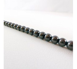 Collier Perles Hématite