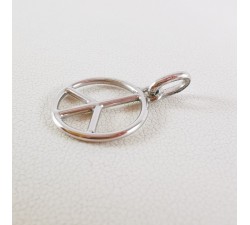 Pendentif Peace and Love Argent