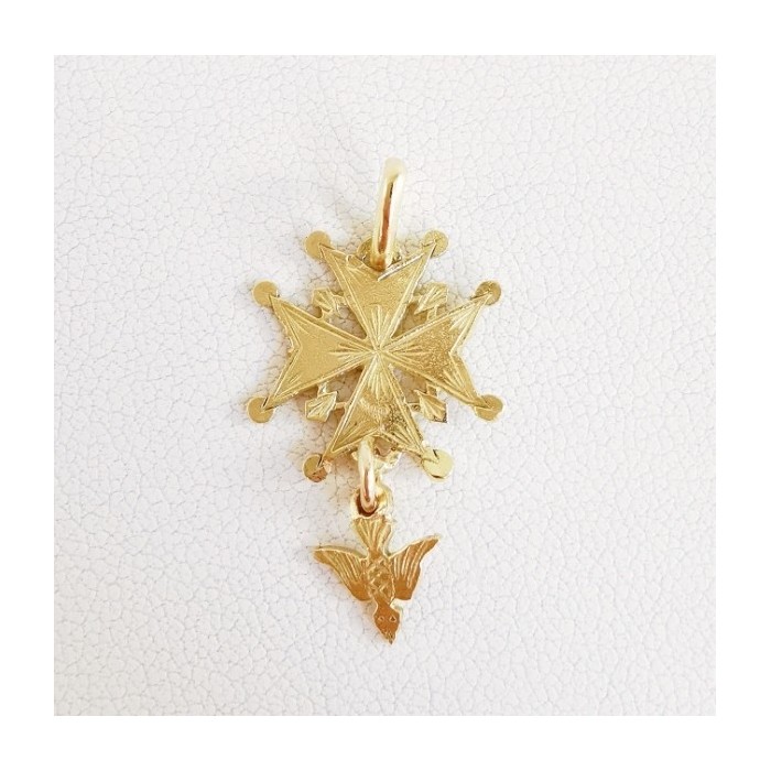 Croix huguenote Classique Or Jaune 750 - 18 carats