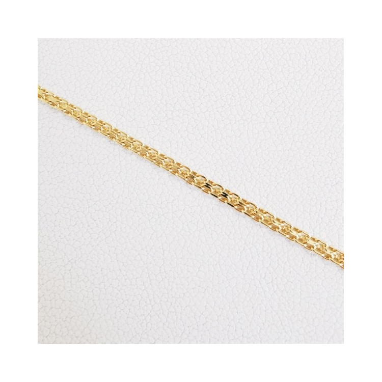 Bracelet Maille Bismarck Or Jaune 750 - 18 carats