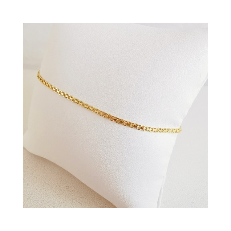 Bracelet Maille Bismarck Or Jaune 750 - 18 carats