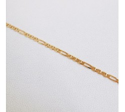 Collier Maille Alternée Bâton Or Jaune 750 - 18 carats