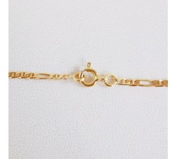 Collier Maille Alternée Bâton Or Jaune 750 - 18 carats