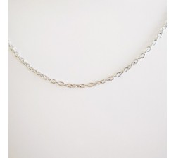 Chaîne 40 cm Maille Forçat Argent
