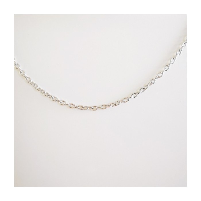 Chaîne 40 cm Maille Forçat Argent 2.90 grammes