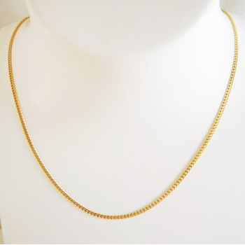 Chaîne 40 cm Or Jaune 750 - 18 carats Maille Gourmette 3.50 grammes
